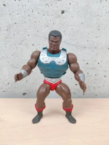 Reperto originale Clamp Champ - Masters Universe MOTU 1983 Malaysia Vintage Mattel (1983) - Condizioni USATO CIB