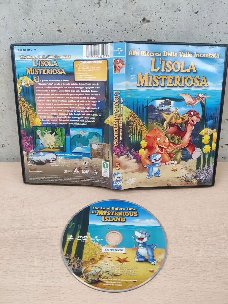 DVD alla Ricerca della Valle Incantata l'Isola Misteriosa - Usato DVD - Vista 1