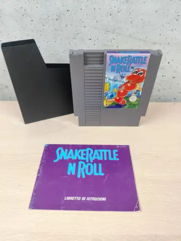 Reperto originale Snake Rattle N Roll - Nintendo NES PAL A ITA Mattel - Condizioni USATO TESTATO 100% CIB