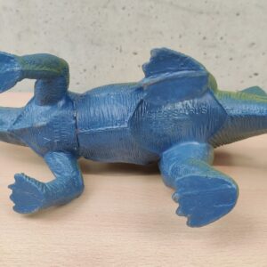 Miniatura 3 per Stegosaurus Dinosauro Dor Mei Toy 1987 Rubber Hong Kong Toy Vintage
