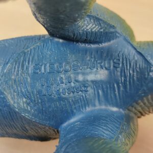 Miniatura 5 per Stegosaurus Dinosauro Dor Mei Toy 1987 Rubber Hong Kong Toy Vintage
