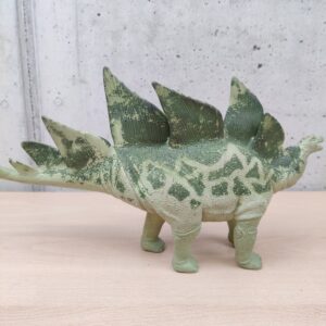 Miniatura 2 per Jurassic Park 1993 Stegosaurus Dinosaur JP07 Original Kenner Green