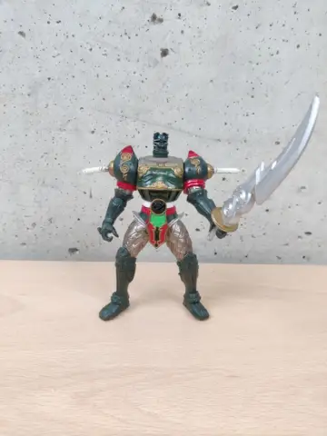 Reperto originale Power Rangers Ninja Storm Evil Alien Zurgane Action Fiures Bandai 2002 (2002) - Condizioni USATO CIB