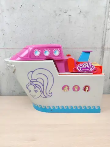Reperto originale Nave Polly Pocket Vintage - Condizioni USATO CIB
