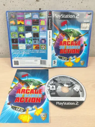 Reperto originale Arcade Action - PlayStation 2 PS2 - PAL ITA Completo - Condizioni USATO TESTATO 100% CIB