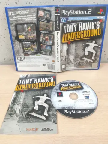 Reperto originale Tony Hawk's Underground - PlayStation 2 PS2 - PAL ITA Completo - Condizioni USATO TESTATO 100% CIB