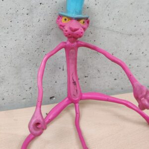 Miniatura 2 per Pantera Rosa Pink Panther Gomma Flexi - Anni 80 Hong Kong Action Figure Vintage