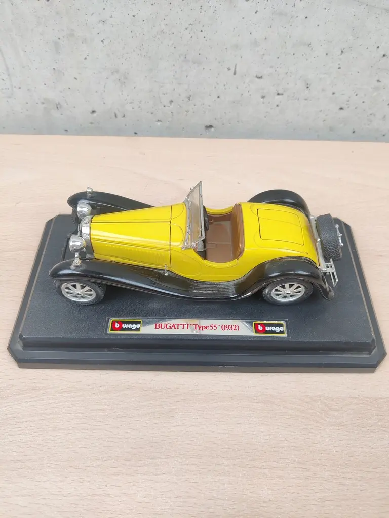 1/24 Burago Bugatti Tipo 55 1932 Modello Auto - Vista 1