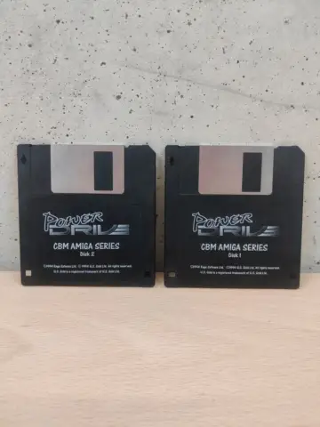 Reperto originale Power Drive - Amiga Commodore 1994 Floppy Disk (1994) - Condizioni USATO CIB