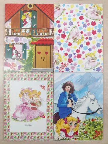 Reperto originale 4pz Quaderni Candy Candy - Collezione Fabbri Nuovi - Condizioni NUOVO / SIGILLATO CIB