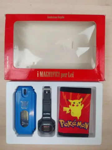 Reperto originale Confezione Regalo con Portamonete Pokemon - Condizioni NUOVO / SIGILLATO CIB
