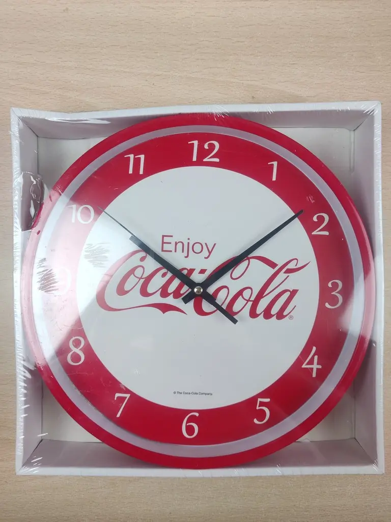 Coca Cola Orologio Parete 24cm Nuovo - Vista 1