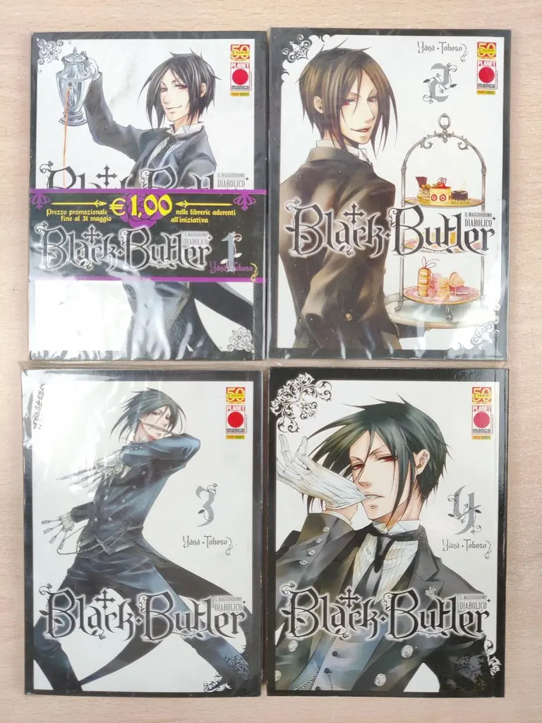 Black Bulter Yana Tohoso - N° 1-2-3-4 - Planet Manga Comics Fumetto - Vista 1