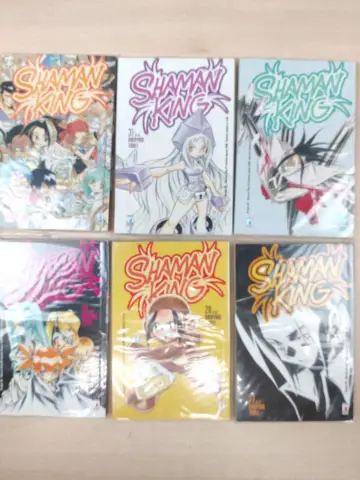 Reperto originale Shaman King Manga - N° 27-32 - Hiroyuki Takei Manga - Condizioni USATO CIB