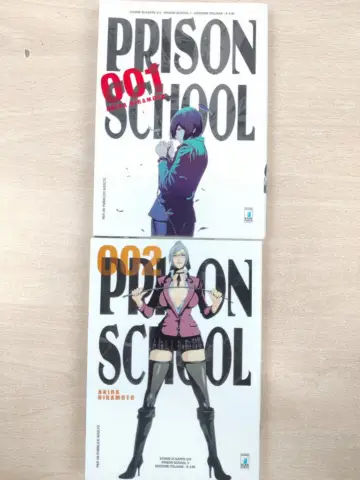 Reperto originale Prison School Manga - N° 1-2 - Akira Hiramoto Manga - Condizioni USATO CIB