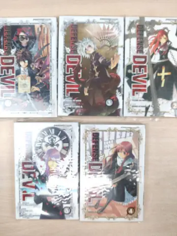 Reperto originale Defense Devil Yang Kyung-Il - N° 1-2-3-4-5 - Fumetto Comic Manga - Condizioni USATO CIB