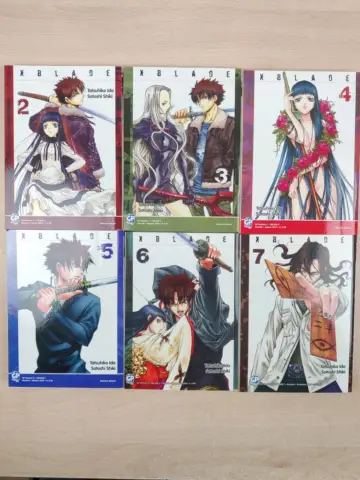 Reperto originale Xblade Tatsuhiko Ida - N° 2-3-4-5-6-7 - Fumetto Comic Manga - Condizioni USATO CIB