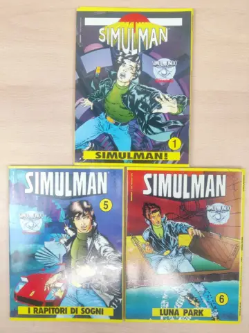 Reperto originale Simulman Simulmondo N°1-5-6 - Amiga Commodore - No Floppy Solo Custodie - Condizioni USATO CIB