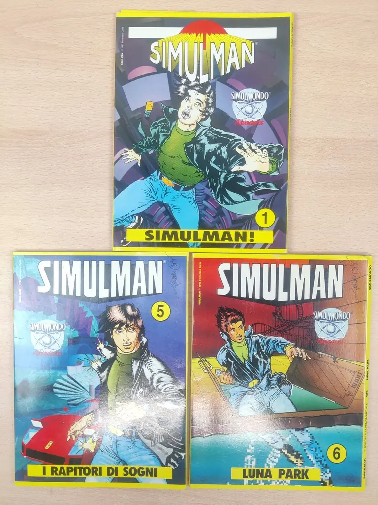 Simulman Simulmondo N°1-5-6 - Amiga Commodore - No Floppy Solo Custodie - Vista 1