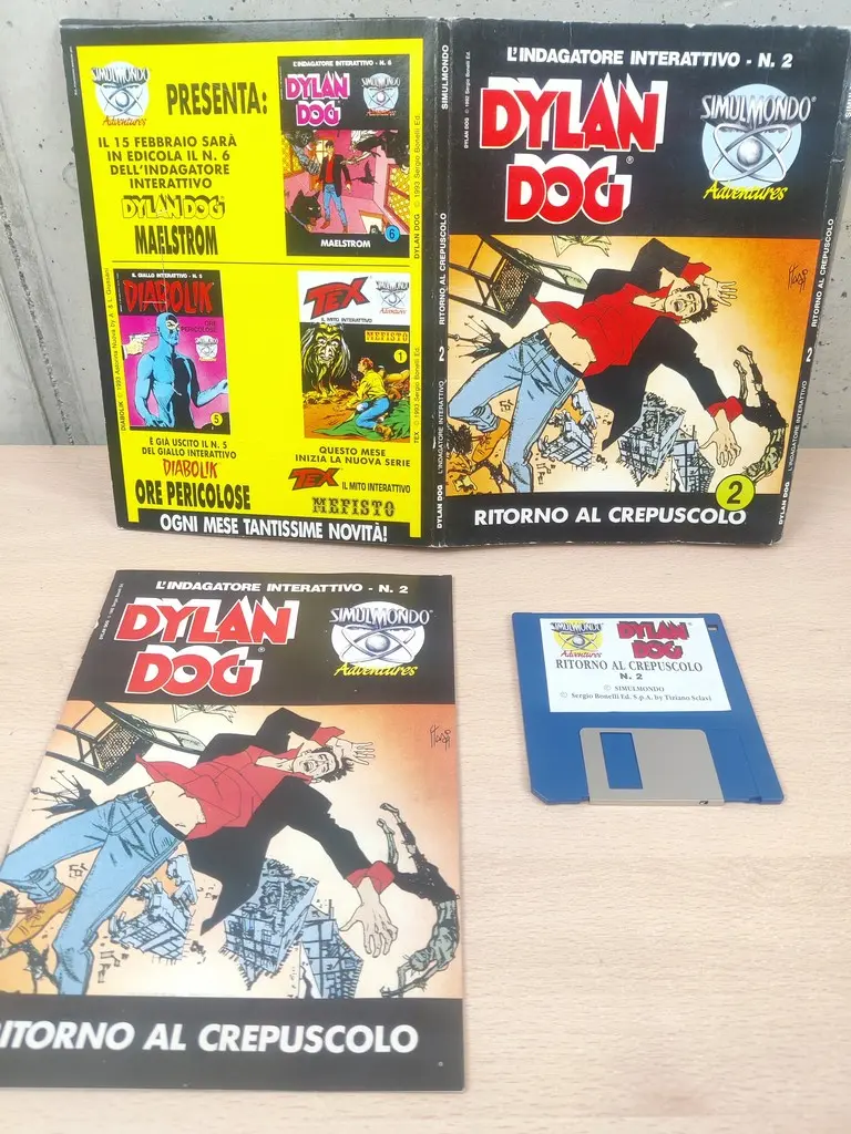 Dylan Dog Ritorno al Crepuscolo N°2 - Amiga Commodore PC Floppy Disk - Vista 1