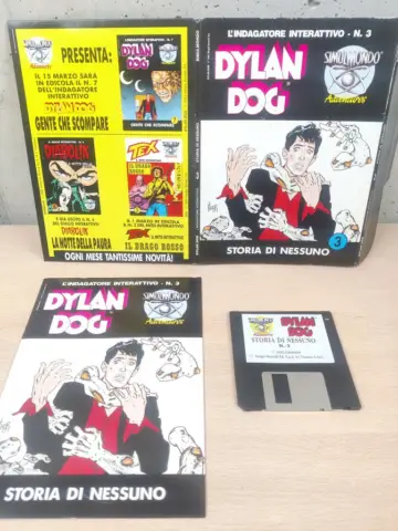 Reperto originale Dylan Dog Storia di Nessuno N°3 - Amiga Commodore PC Floppy Disk - Condizioni USATO CIB
