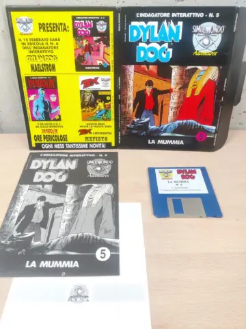 Reperto originale Dylan Dog la Mummia N°5 - Amiga Commodore PC Floppy Disk - Condizioni USATO CIB