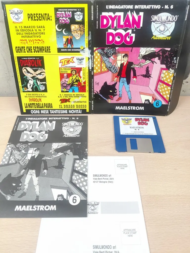 Dylan Dog Maelstrom N°6 - Amiga Commodore PC Floppy Disk - Vista 1