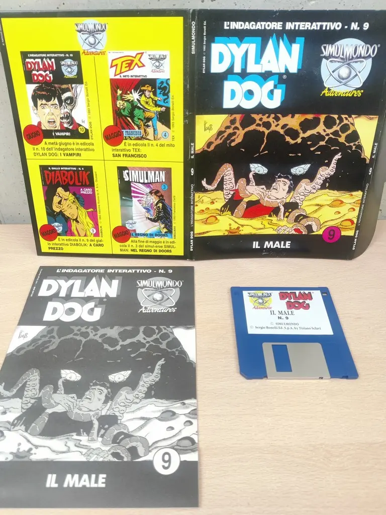 Dylan Dog il Male N°9 - Amiga Commodore PC Floppy Disk - Vista 1