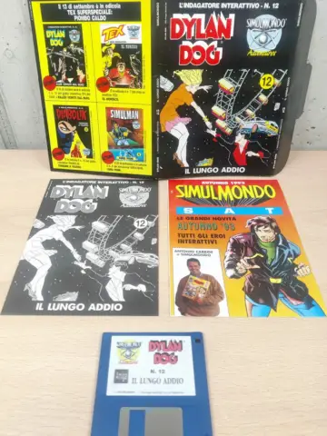 Reperto originale Dylan Dog il Lungo Addio N°12 - Amiga Commodore PC Floppy Disk - Condizioni USATO CIB