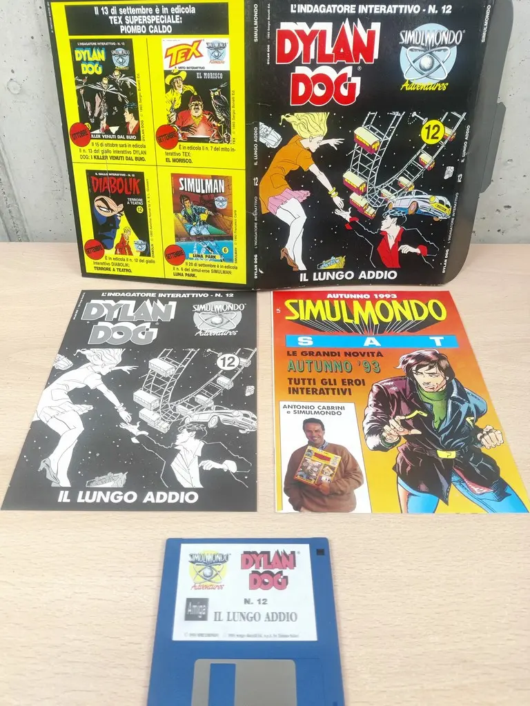 Dylan Dog il Lungo Addio N°12 - Amiga Commodore PC Floppy Disk - Vista 1