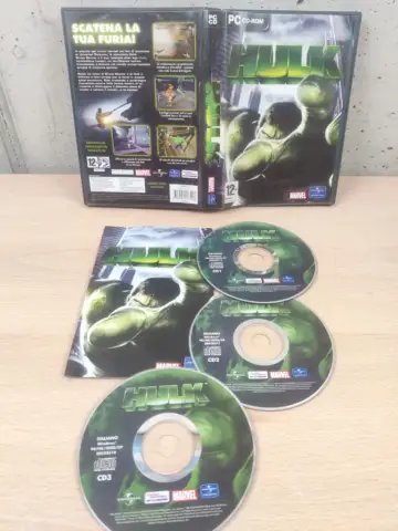 Reperto originale Hulk - PC Computer - Italiano Completo CD Specchio - Condizioni USATO CIB
