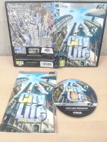 Reperto originale City Life Premium - PC Computer - Italiano Completo CD Specchio - Condizioni USATO CIB