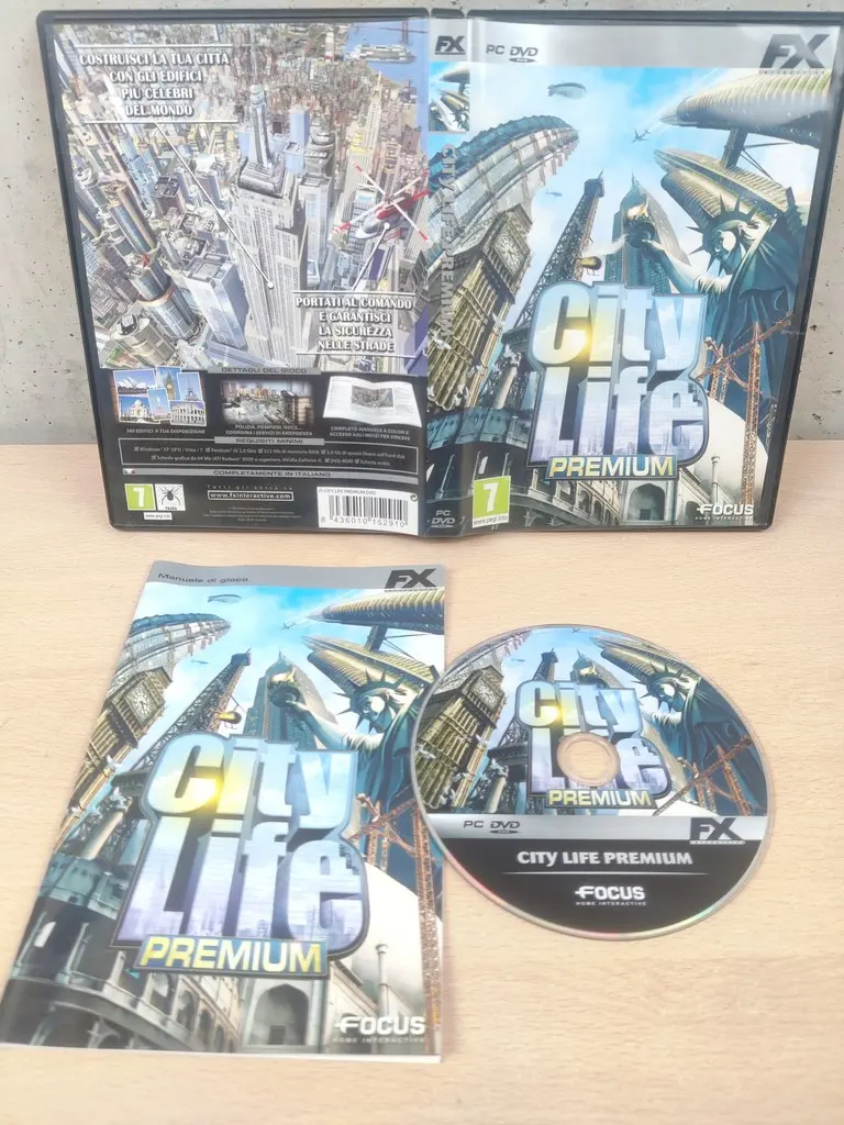 City Life Premium - PC Computer - Italiano Completo CD Specchio - Vista 1
