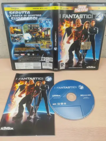 Reperto originale I Fantastici 4 - PC Computer - Italiano Completo CD Specchio - Condizioni USATO CIB