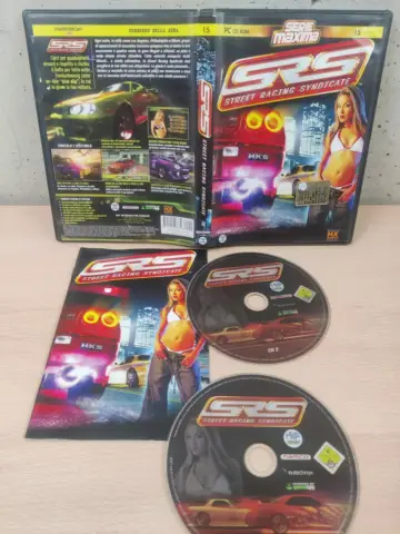 Reperto originale SRS Street Racing Syndacate - PC Computer - Italiano Completo CD Specchio - Condizioni USATO CIB