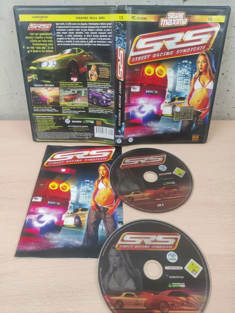 SRS Street Racing Syndacate - PC Computer - Italiano Completo CD Specchio - Vista 1