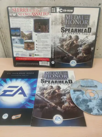 Reperto originale Medal of Honor Allied Assault Spearhead - PC Computer - Italiano Completo CD Specchio - Condizioni USATO CIB