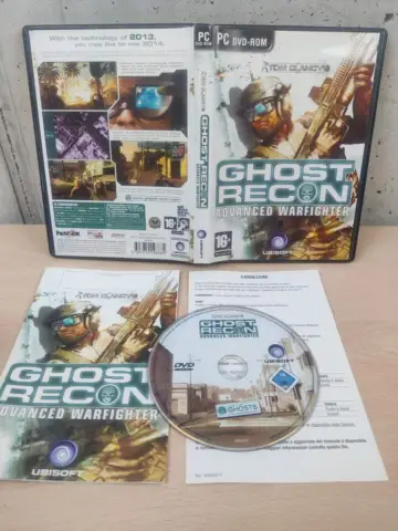 Reperto originale Ghost Recon Advanced Warfighter - PC Computer - Italiano Completo CD Specchio - Condizioni USATO CIB