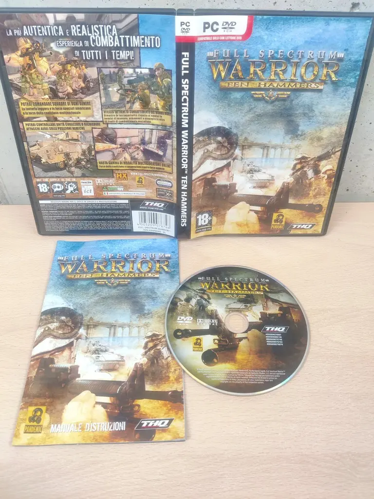Full Spectrum Warrior Ten Hammers - PC Computer - Italiano Completo CD Specchio - Vista 1