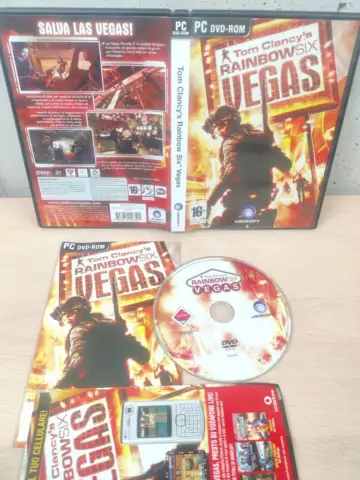 Reperto originale Tom Clancy's Rainbow Six Vegas - PC Computer - Italiano Completo CD Specchio - Condizioni USATO CIB