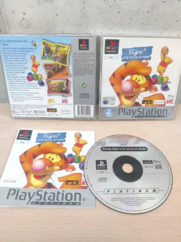 Reperto originale Tigro e la Caccia al Miele Platinum - PlayStation 1 PS1 - PAL ITA Completo - Condizioni USATO TESTATO 100% CIB
