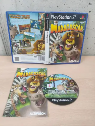 Reperto originale Madagascar - PlayStation 2 PS2 - PAL ITA Completo - Condizioni USATO TESTATO 100% CIB