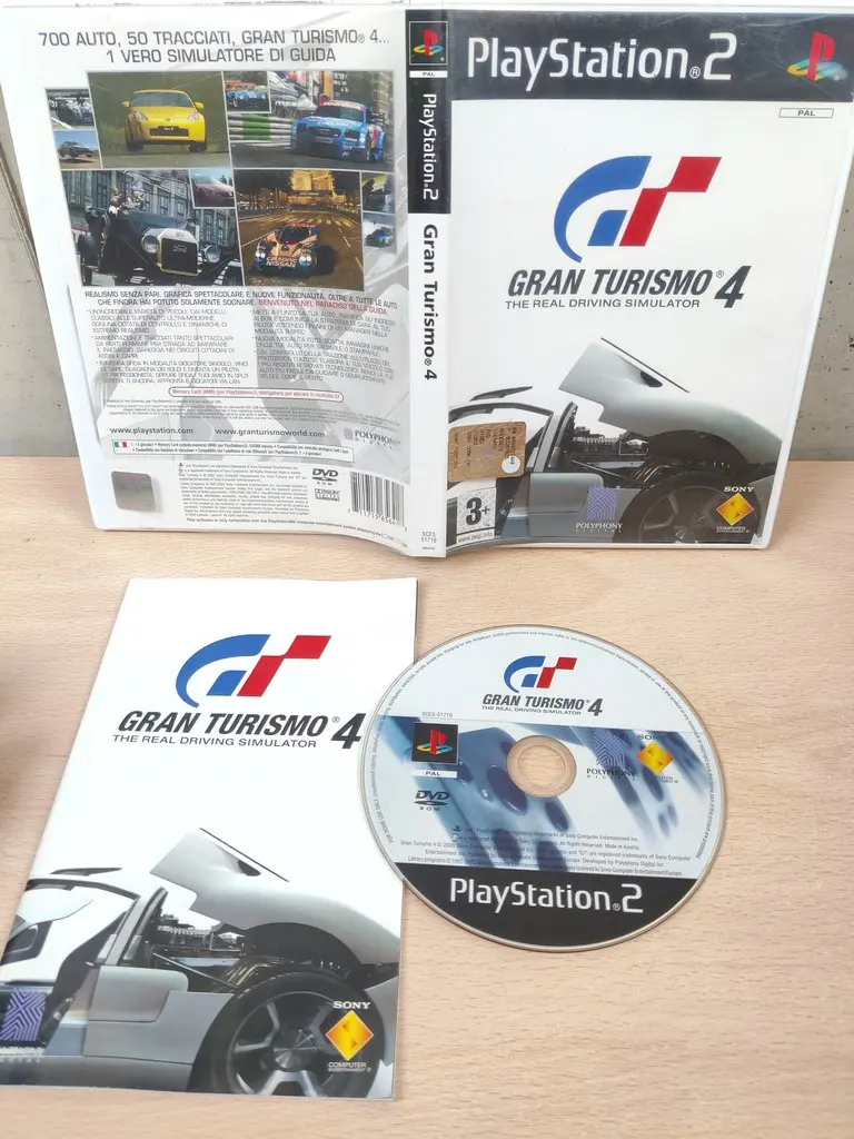 Gran Turismo 4 - PlayStation 2 PS2 - PAL ITA Completo CD Specchio - Vista 1
