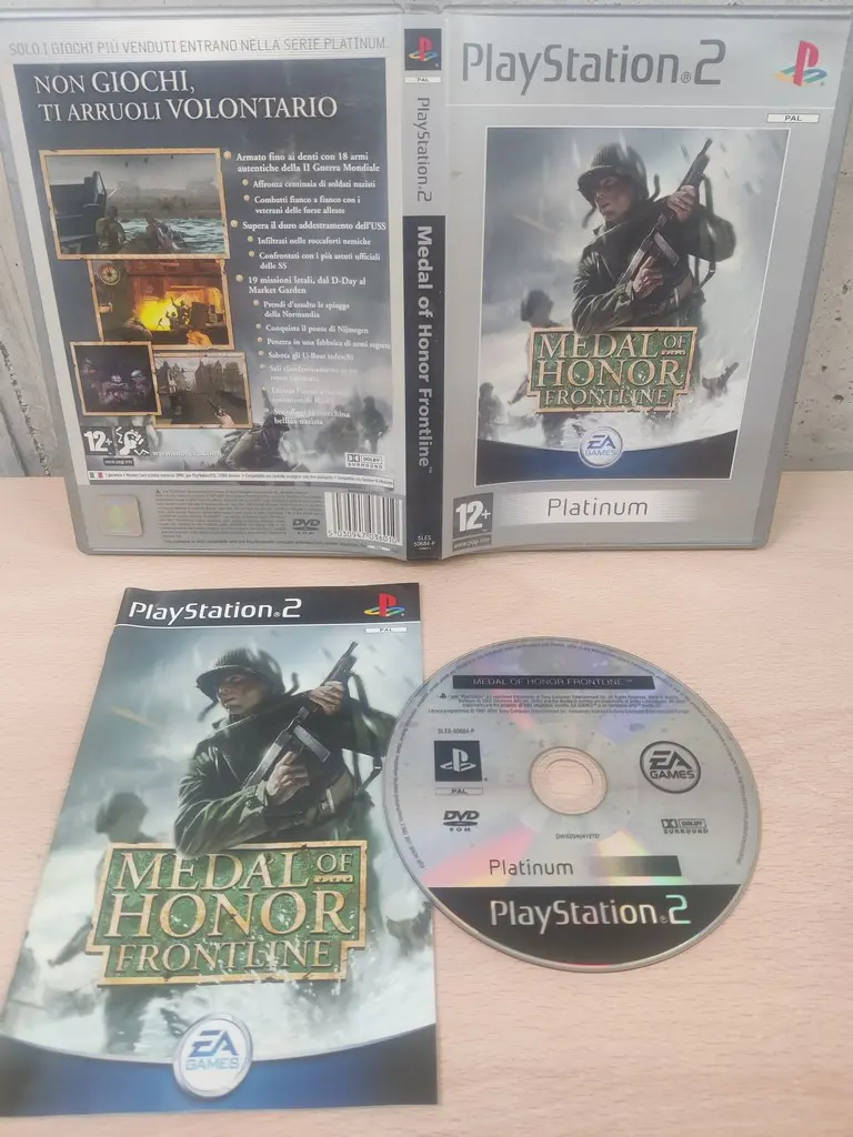 Medal of Honor Frontline Platinum - PlayStation 2 PS2 - PAL ITA Completo - Vista 1