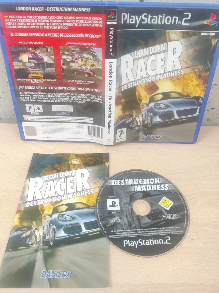 London Racer - Destruction Madness - PlayStation 2 PS2 - PAL ITA Completo #02 - Vista 1