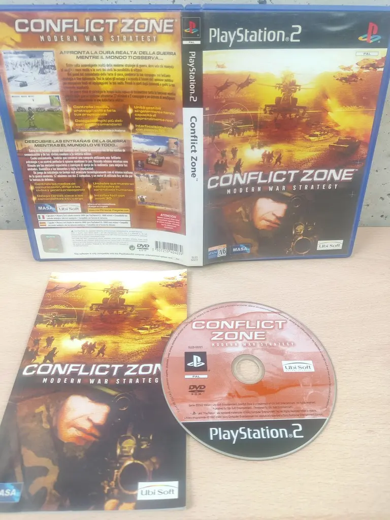 Conflict Zone - PlayStation 2 PS2 - PAL ITA Completo CD Specchio - Vista 1
