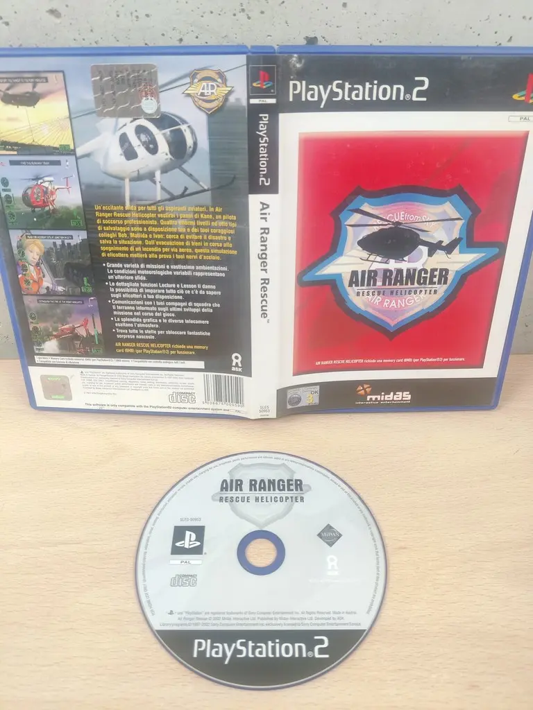 Air Ranger Rescue - PlayStation 2 PS2 - PAL ITA Completo CD Specchio - Vista 1