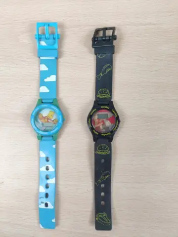 Reperto originale Lotto X2 The Simpsons Orologi - 2002 da Collezione (2002) - Condizioni USATO CIB