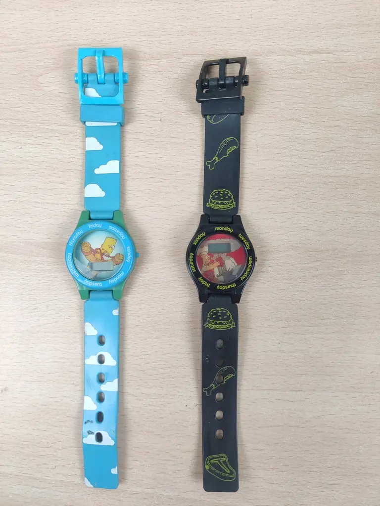 Lotto X2 The Simpsons Orologi - 2002 da Collezione - Vista 1