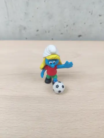 Reperto originale Puffetta Calcio Soccer Puffi Smurf - Condizioni USATO CIB